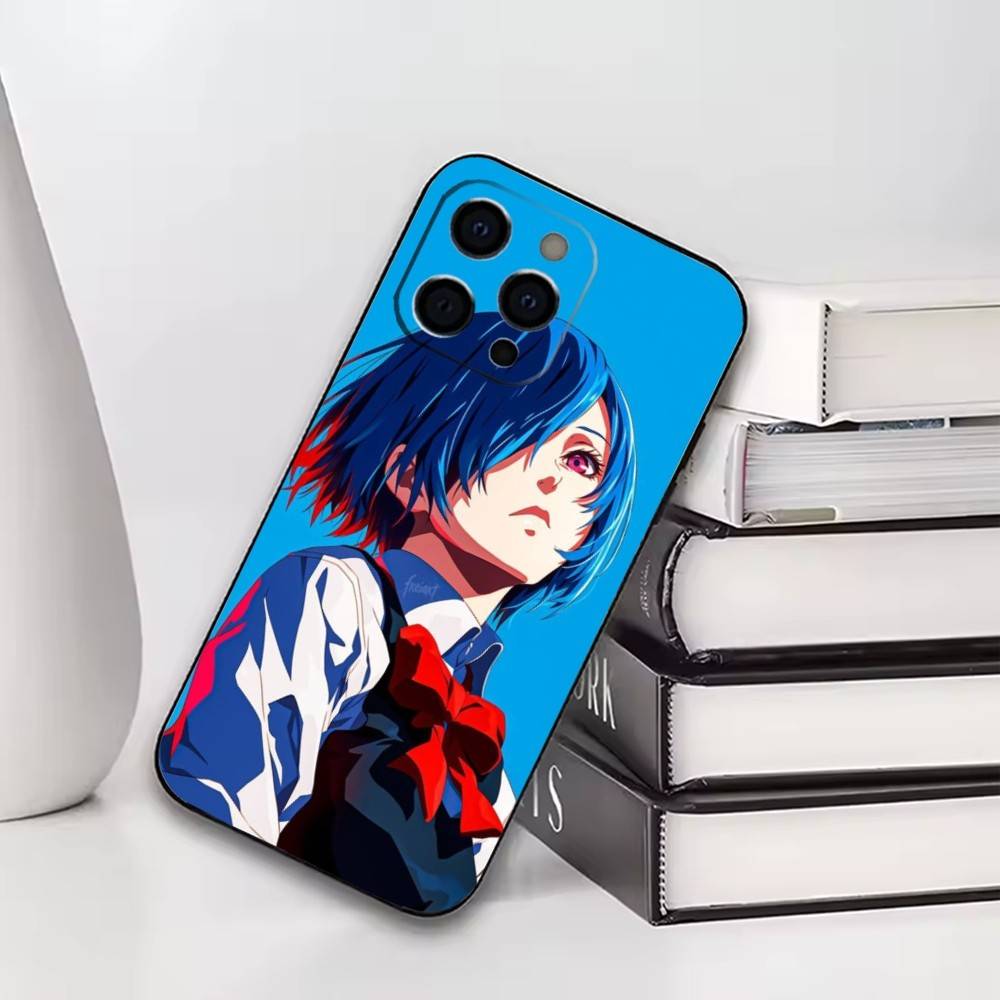 Tokyo Ghoul Touka Kirishima Phone Case For iPhone17,16,15,14,13,12,11 Plus,Pro Others Soft Black Cover