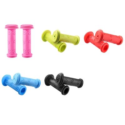 Soft Rubber Bike Handle Grips Easy To Install Bike Handle Grips Not  Slip Comfortable Bike Handle Grips for Children Bike