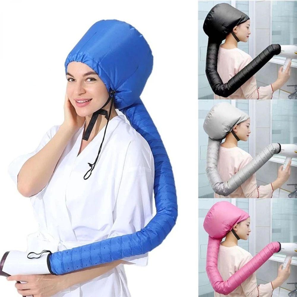 

Warm Air Blow Dryer Dry Hair Cap Portable Drying Hood Hair Drying Cap Home чорний