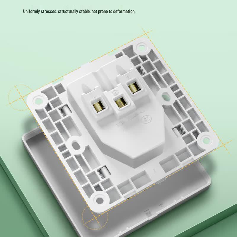 Jukai 86-Type Slanted 5-Hole Wall Socket Panel