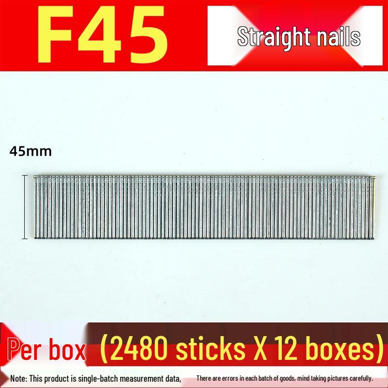 F30 Steel Pneumatic Straight Strip Nails for Woodworking & Furniture