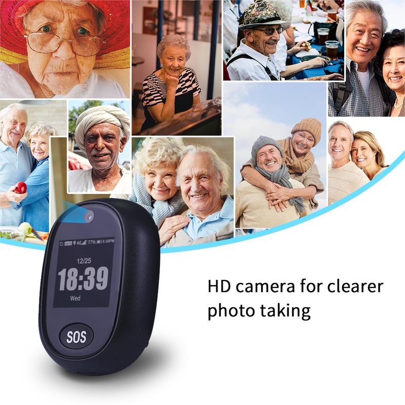 2025 Elder Smart GPS Tracking watch Pendant V45 4G GPS Personal Tracker Alarm Talking Clock Waterproof IP67 SOS Help