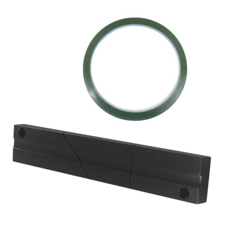 1/4 10in Set Tape Splicing and Leader Tape Sound Metal Splicing Kit for Open Reel Tape Recorders
