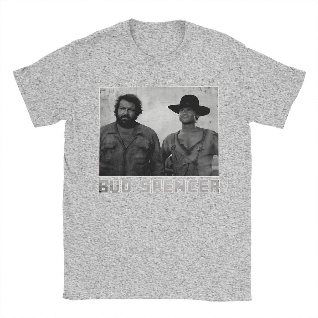 Vintage Bud Spencer T Shirt Summer Fashion TShirts Unisex Pure Cotton Round Neck Plus Size 5XL Top Tees ShortSleeved Vintage Tops