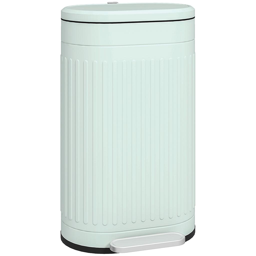 Μεταλλικός Κάδος Κουζίνας 30L, με Καπάκι Soft-Close - Απαλό Πράσινο