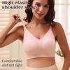 Underwire-Free Front-Opening Nursing Bra: Seamless, Anti-Sagging Maternity Support