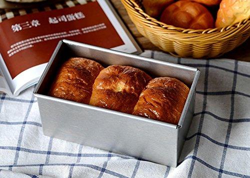 Tiger Crown Bread Pan, Silver, 120 X 228 X 117mm, Bread Pan Alster with Lid, 1.5 Loaf Capacity, Aluminum Plated, Slide Lid, 1661