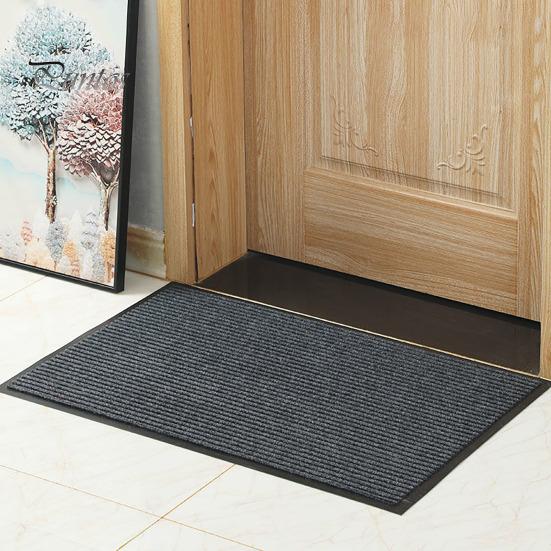 Dirt Trapping Mat Heavy-Duty Doormat Absorbent Entrance Rug Floor with Waterproof Rubber Backing Easy Clean Non-Slip Mud Catcher Commercial