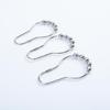 5 Bead Roller Shower Curtain Hooks Smooth Sliding Stainless Steel Construction Shower Rod Hook Bath Accessory