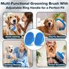 6Pcs/Set Dog Bath Grooming Kit Dog Washing Gloves Bath Brush Toothbrush Set Shampoo Shower Supplies for Dogs And Cats Bathing