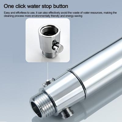 Portable Plastic Bidet Toilet Sprayer Self Cleaning High Pressure Shower Shattaf Handheld Faucet Multi-functional Shower Head