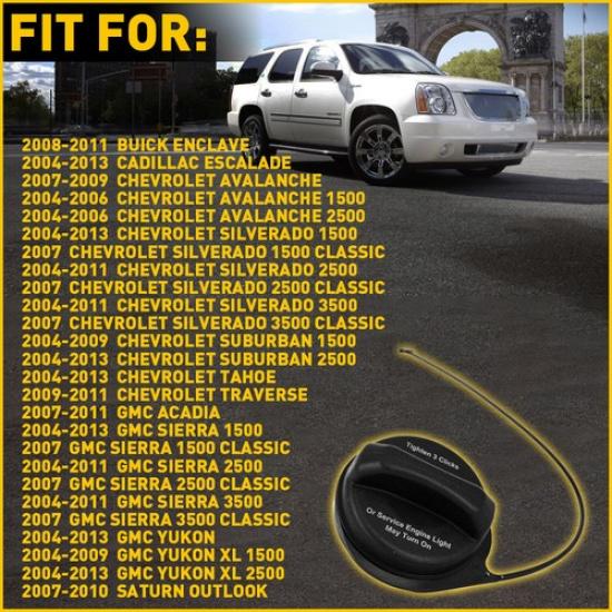 Fuel Gas Filler Tank Cap Cover For Buick Enclave Cadillac GMC GT330 20915842