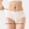 Trendy Lady Women's Cotton Anti-bacterial Mid-rise Briefs