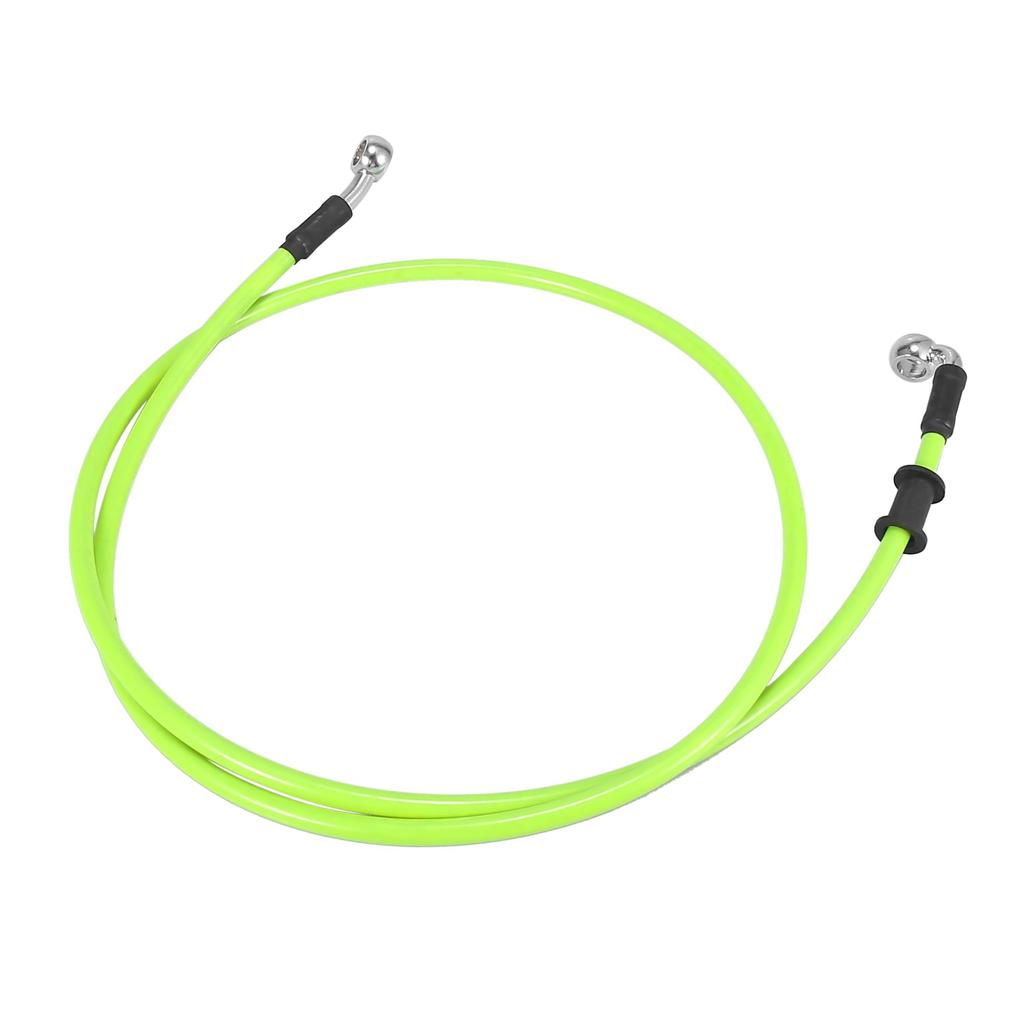 Motoforti Motorcycle Brake Clutch Hose Hose Hydraulic Reinforced Motorcycle Stainless Steel 28°+90° Green 130cm