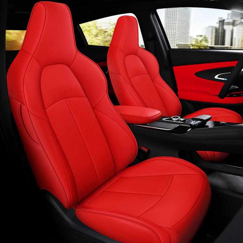 Oshan X5 Four Seasons Universal Leather Seat Cushion - Full Surround for Five Seats