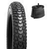 YunSCM Y-910 Set of 20x4.0 98-406 Bicycle Tires with 20x4.0/4.5 Tubes and 32mm Schrader Valves, Compatible with 20-inch 4.0 Fat Bikes and Electric Bic
