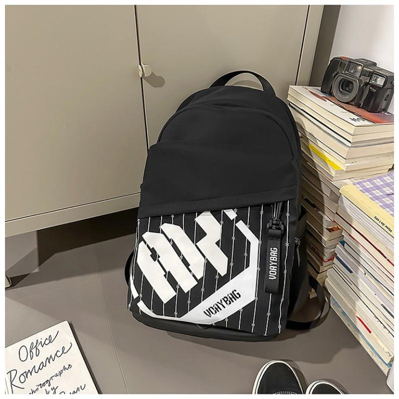 New high-value retro trendy cool niche design backpack couple lightweight large-capacity backpack