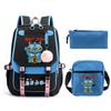 Animation Cartoon Peripheral Printing Children'S Backpack Campus Large Capacity Primary And Secondary School Students Schoolbag Three-Piece Set