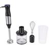 Immersion Hand Blender 4 in 1 20 Speeds Food Processor Stick Blender Stainless Steel with Boost Button 500W