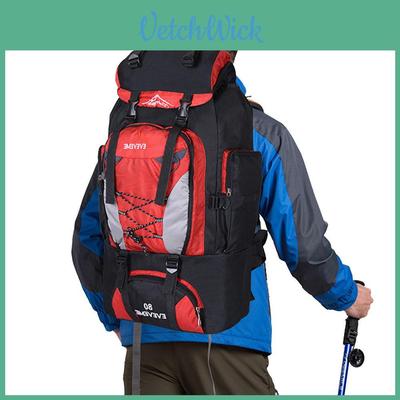 Outdoor 80l Travel Hiking Camping Backpack Waterproof Rucksack Trekking Bag Pack