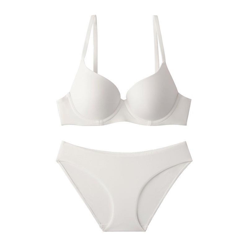 

Веселий комплект Глянцевий безшовний жіночий дисплей Маленький м який сталевий кілець Великий розмір Зі збиранням Верхня підтримка Комплект 70B