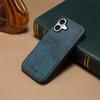 DENIOR For iPhone 17 Case Dual Card Slots PU Leather + TPU + PC Phone Cover