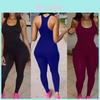 Us Sexy Women Casual Sleeveless Bodycon Romper Jumpsuit With Elegant Long Pants