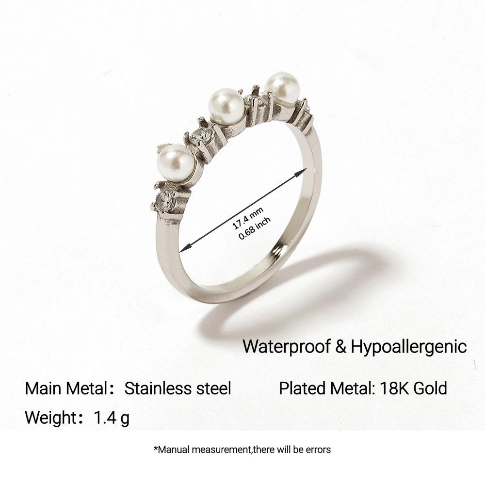 Yingtai Кольцо из нержавеющей стали с вакуумным напылением 18-каратным золотом, ретро, с нерегулярным дизайном для женщин