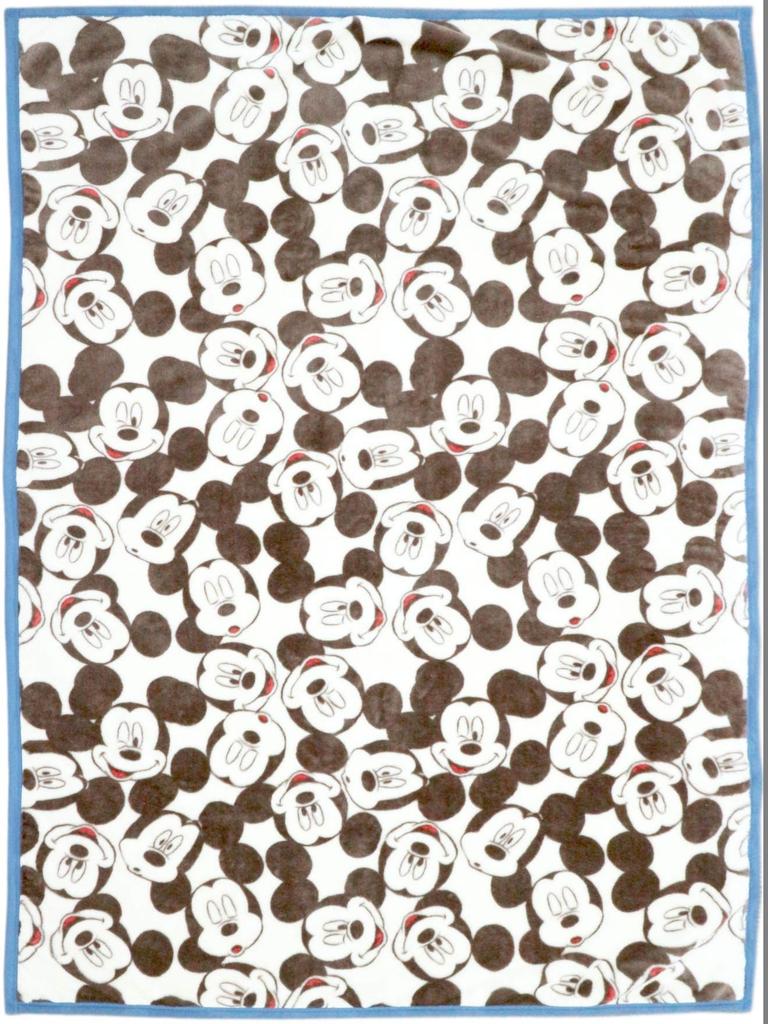 Marushin Disney Mickey Mouse 140 x 200 Faces Thick 2245016700 Blanket, cm, Mickey, Material,