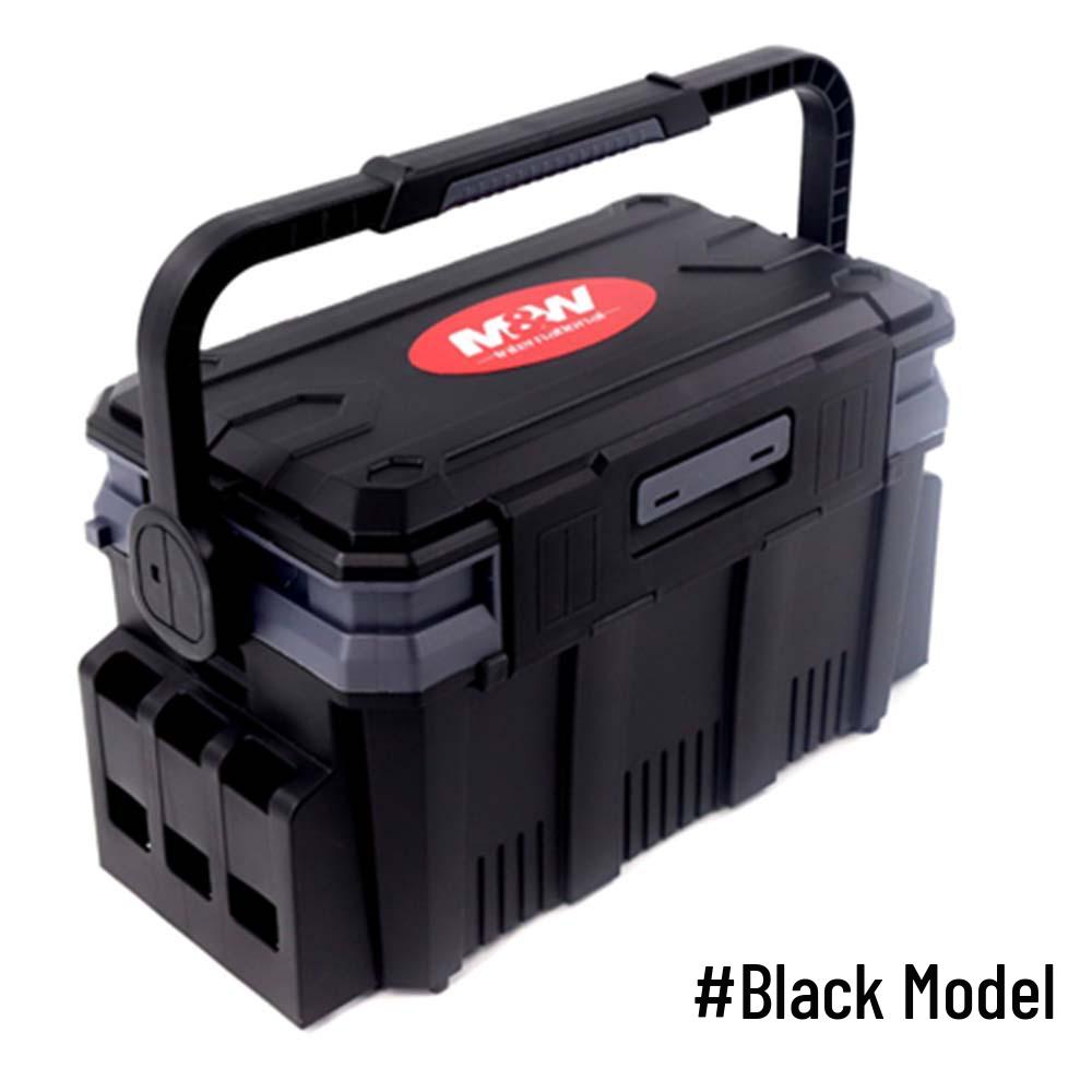 Aimeida MW 20L Multi-functional Fishing Tackle Box: Stand/Sit, Rod Holder, Sea Fishing Tool.