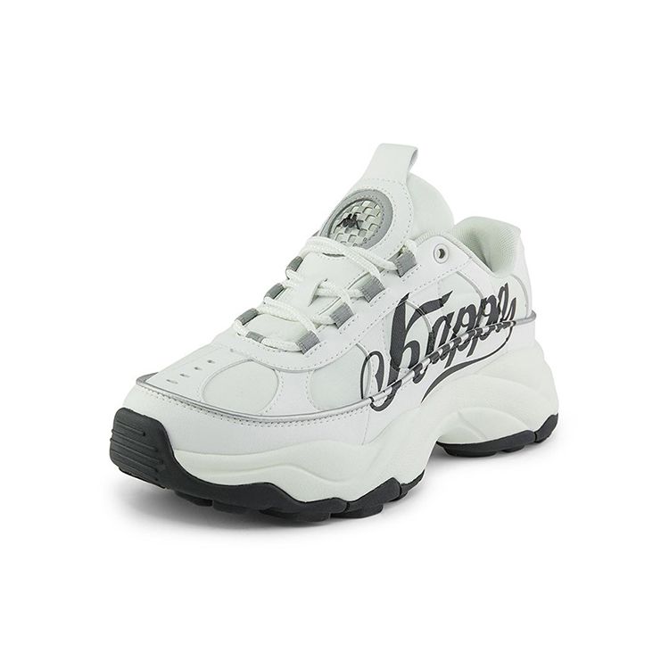 Kappa Fabric Synthetic Leather Thick Sole Sports Casual Shoes Shock Absorbing Non-Slip Wear-Resistant Low Top Lifestyle Unisex sneakers K0BW5MM71D-012
