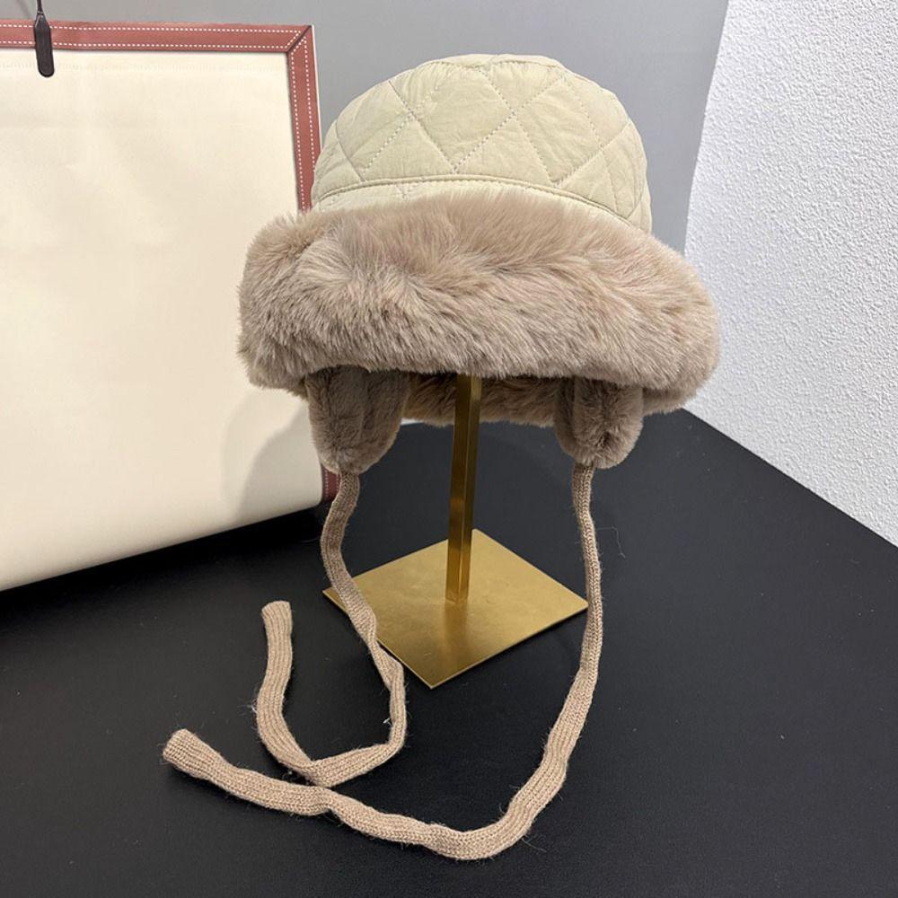Soft Ear Protection Hat Keep Warm Fisherman Cap Outdoor Women Winter Hat Autumn Winter