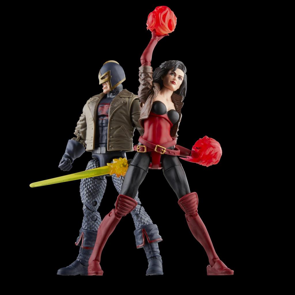 Hasbro MARVEL Marvel Legends Series Marvel Black Knight Marvel Avengers 60th Anniversary 6 Inch Size Action Figure F7090 Genuine Product & Sersi, (15