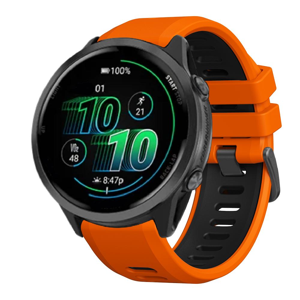 Silikon-Uhrenarmband für Garmin Forerunner 970 965 955 945 935 745 Sport Ersatz-Armband Gummi-Armband Zubehör