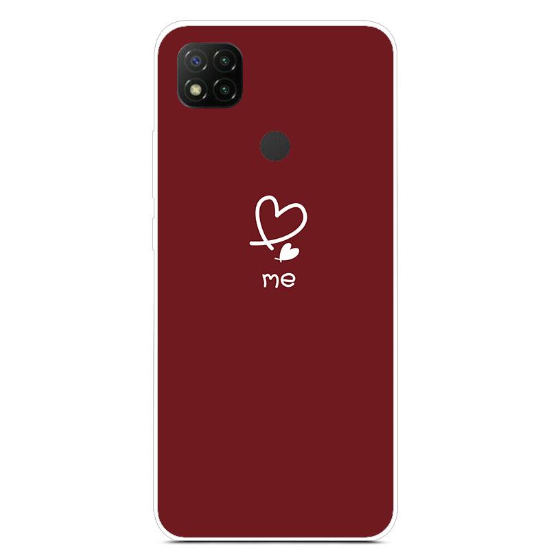 Cute Art Line Daisy Case For Xiaomi Redmi 9C Phone Case Slim Tpu Back Cover For Xiaomi Redmi 9C 9 C NFC Funda PocoC3 Soft Bumper