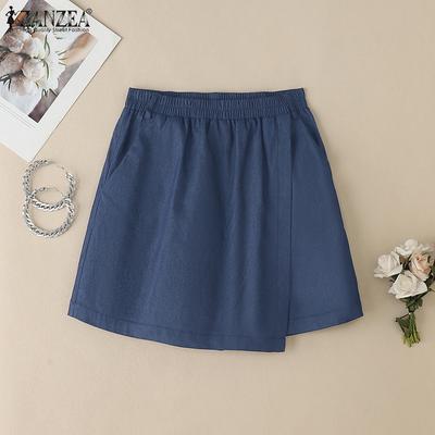 Women Elastic Waist Loose Casual Summer Short Pants