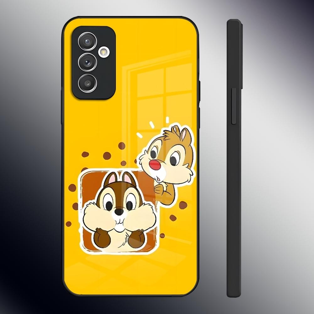 C-Chip 'n' Dale Phone Case For Samsung S24 Ultra S23 S22 S20 Fe S21 Plus A54 A34 A24 A53 A13 A16 Glass Back Cover