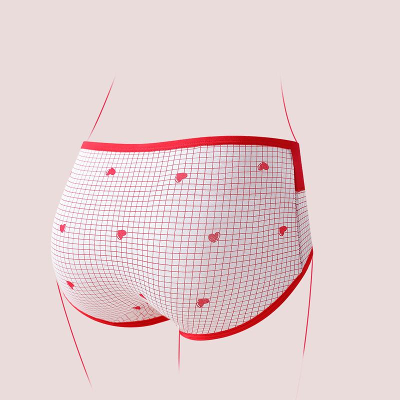 4 sztuki majtek damskich bawełnianych z wysokim stanem bielizna dziewczęca majtki seksowna kobieca oddychająca bielizna