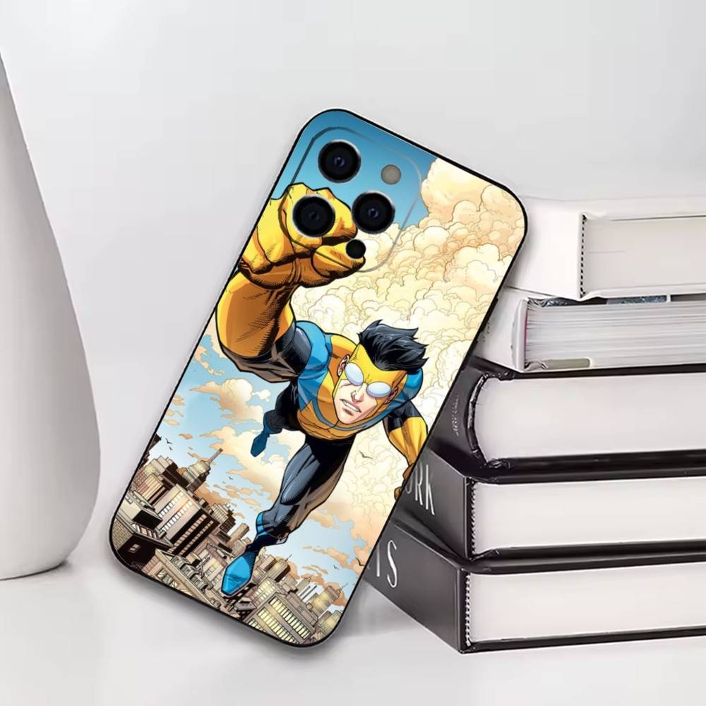 I-Invincible Phone Case For iPhone17,16,15,14,13,12,11 Plus,Pro Others Soft Black Cover