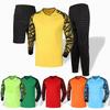 Kit de portero de manga larga para fútbol con acolchado de esponja, entrenamiento, protección anticolisión, transpirable, secado rápido, uniforme