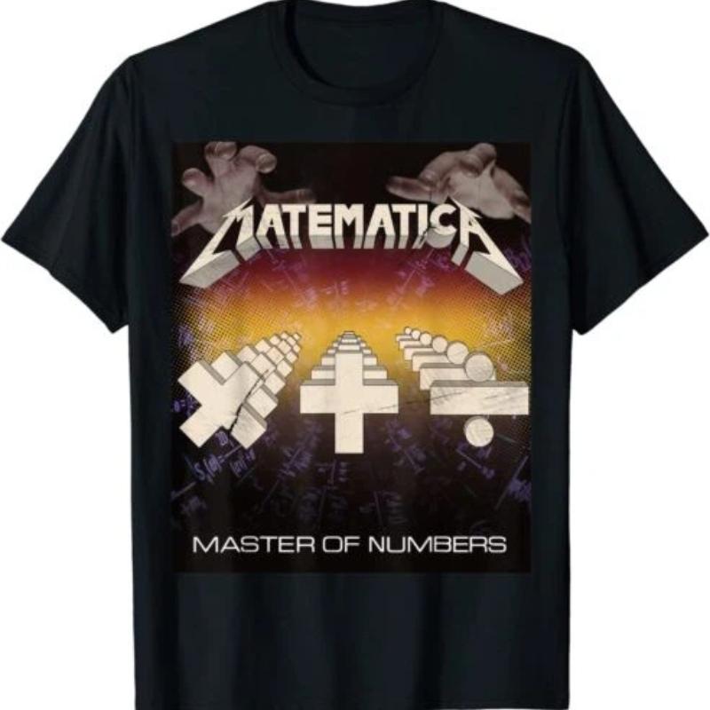 NEW LIMITED Matematica - Master Of Numbers Math Teachers Puppets Parody T-Shirt XS