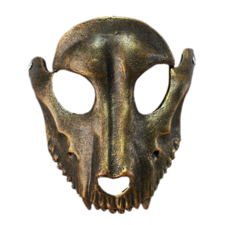 

Stunning Resin Goat Mask For Halloween Festivities With Unique Sheep Face Design Copper Mask