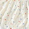 Baby Mädchen buntes Blumenmuster Kleid ärmellos Rüschenkragen Kleinkind Sommer lässig A-Linie Baumwollkleid für Kinder Kleidung