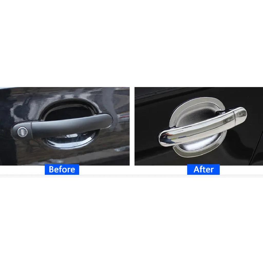 For Skoda Octavia Mk1 1U 1U2 1996-2004 Chrome Door Handles Covers Trim Set of 4pcs Car Accessories Stickers Car Styling 2000
