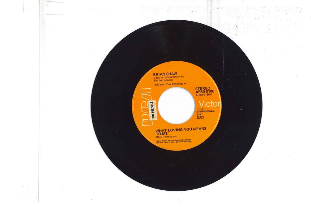 7inch Record BRIAN SHAW - Good Enough To Be Your Man APB00186PROMO RCA 1973 US Folk Used