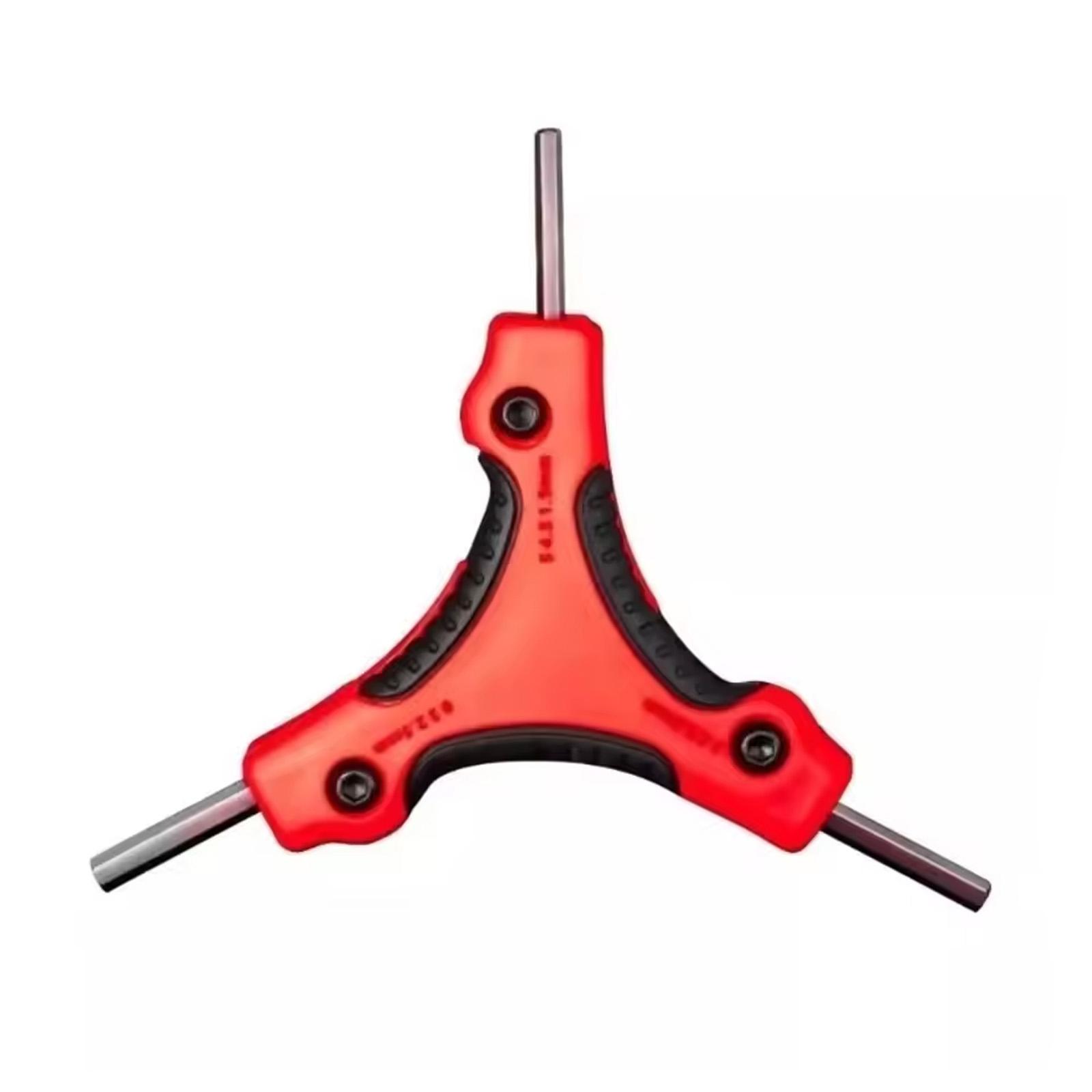 

Foldable Hex Key Set Multi Function Tool Kit With Chrome Vanadium Steel For Home Repair Triple fork wrench 0-1