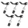 5pcs Seatpost Clamps Quick Release Aluminum Alloy Durable Bike Pipe Clamp Fixed Gear for Universal