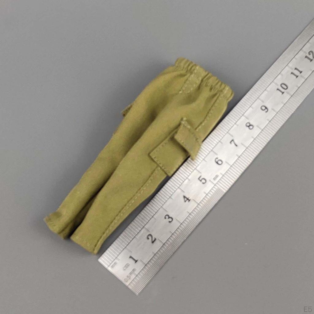 1/12 Damen Freizeithose, Miniatur Handgemachte Puppenkleidung Zubehör für 6 Zoll Modellfiguren