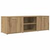 VidaXL TV Cabinet Artisan Oak 120x34x37 Cm Engineered Wood, TV Stand, Media Cabinet, Hi-fi Cabinet, TV Unit, Furniture 855975