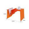 Modern Acrylic Sofa Side Table Transparent Nordic Minimalist Coffee Table with Creative Magazine Rack Small Desk for Living Room